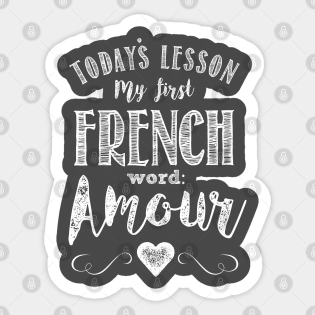 French Lessons Sticker by Dellan